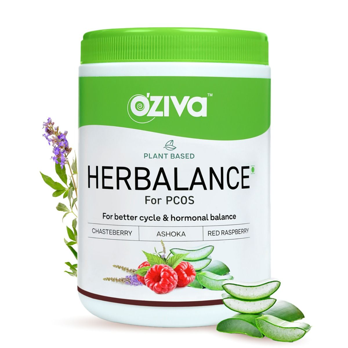 Buy Oziva Plant Based Herbalance Powder for PCOS, 250 gm Online
