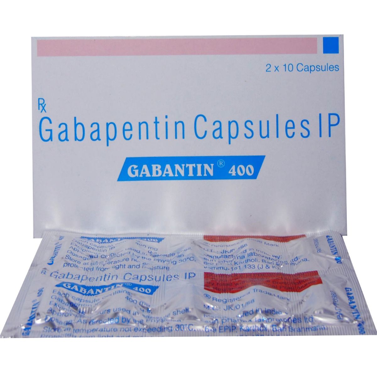 Gabantin 400 Capsule 10's Price, Uses, Side Effects, Composition ...