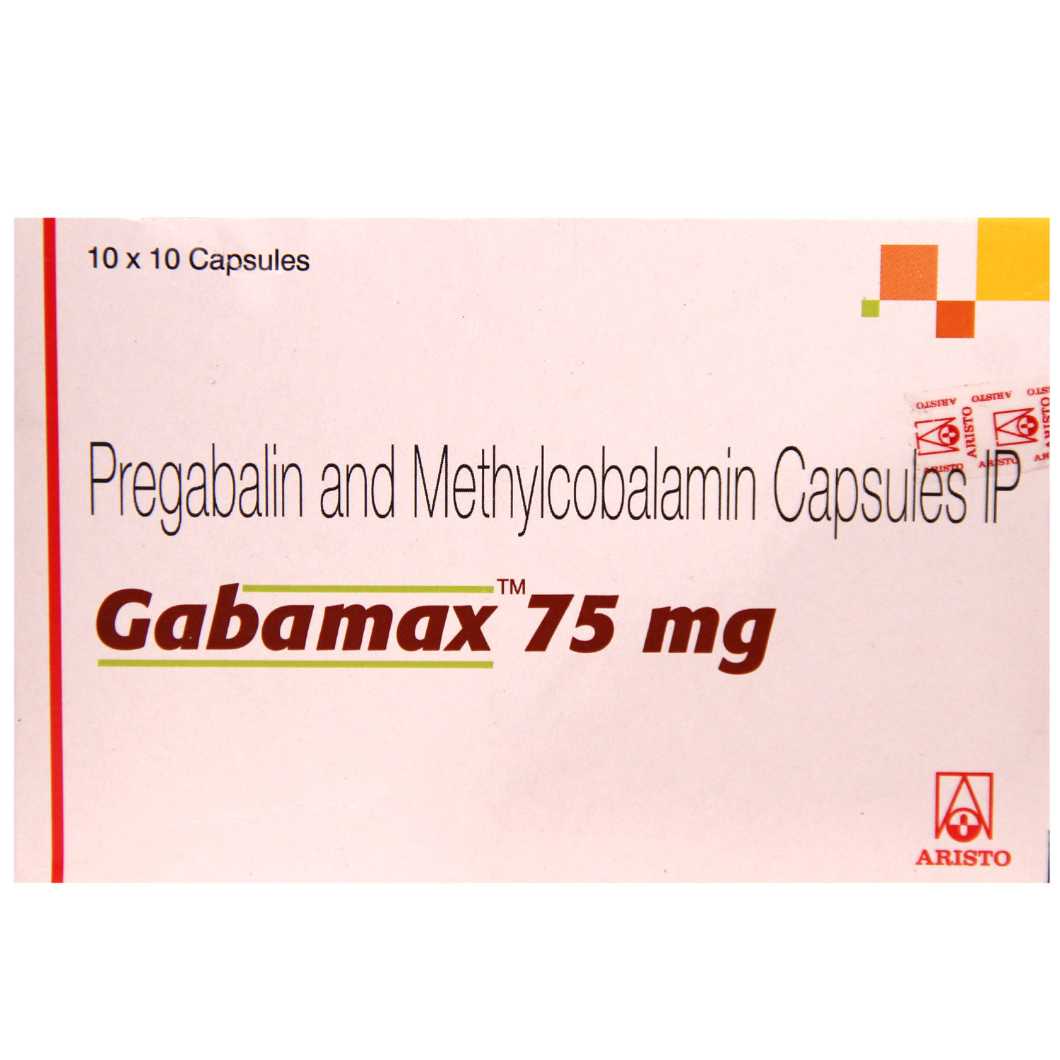 Gabamax 75 Capsule 10's Price, Uses, Side Effects, Composition - Apollo