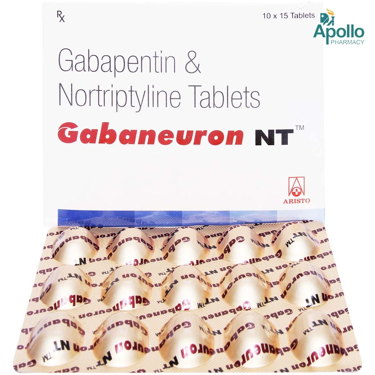 Gabaneuron NT Tablet 15's, Pack of 15 TABLETS