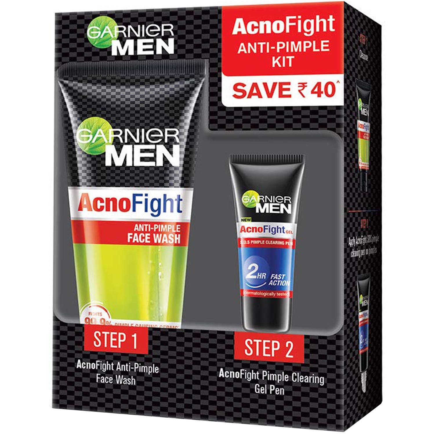 Buy Garnier Men Acno Fight Anti-Pimple kit, 1 Kit Online