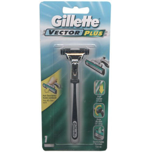 Gillette Vector Plus Razor, 1 Count, Pack of 1 
