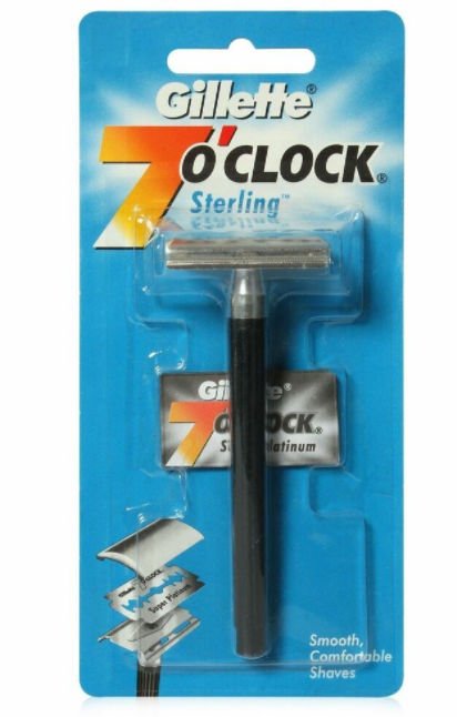 Gillette 7'O Clock Sterling Razor, 1 Count, Pack of 1 