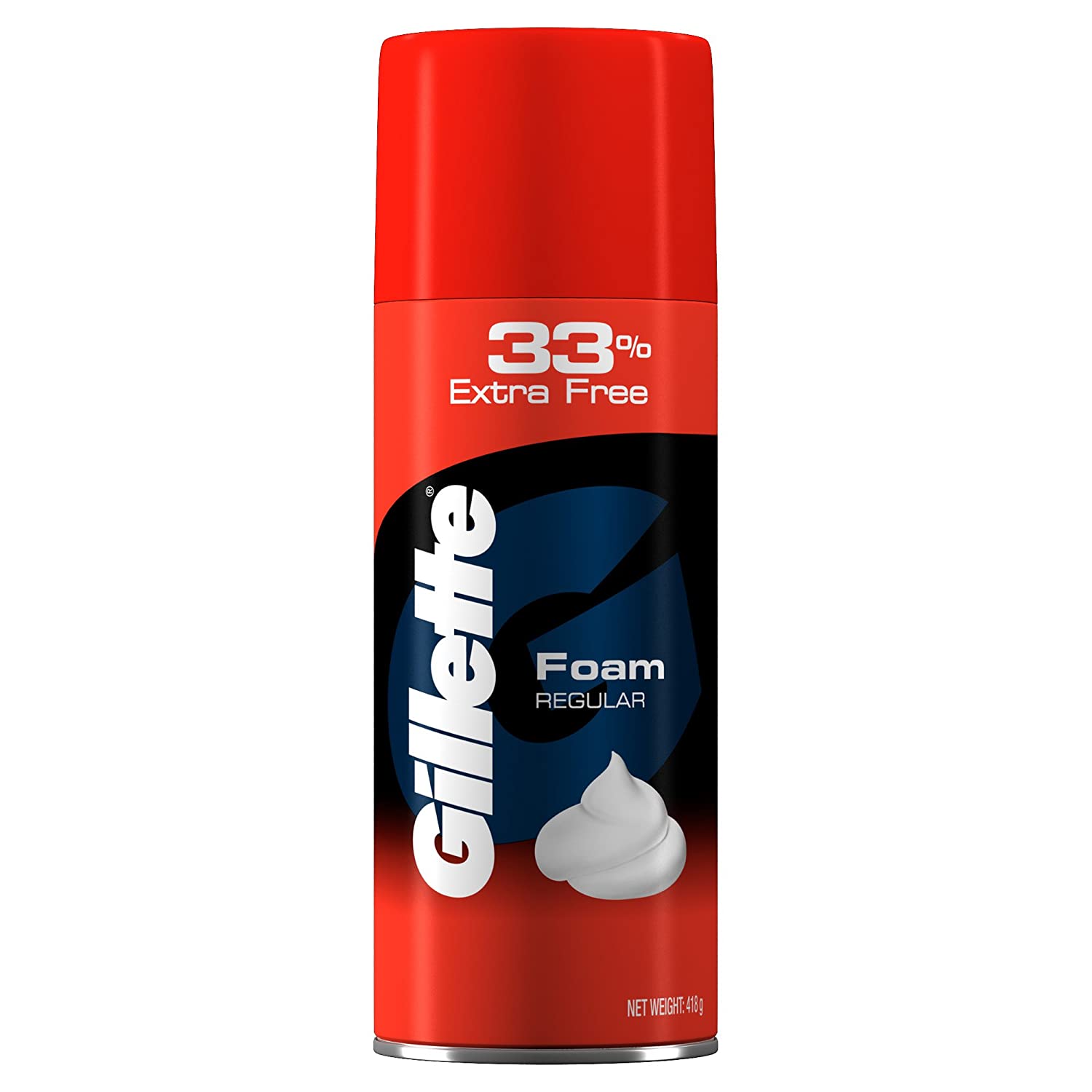 Buy Gillette Shaving Foam Regular, 418 gm Online