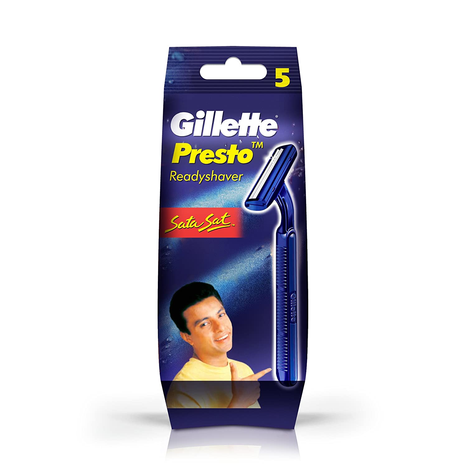 Gillette Presto Razor Pouch, 5 Count, Pack of 1 