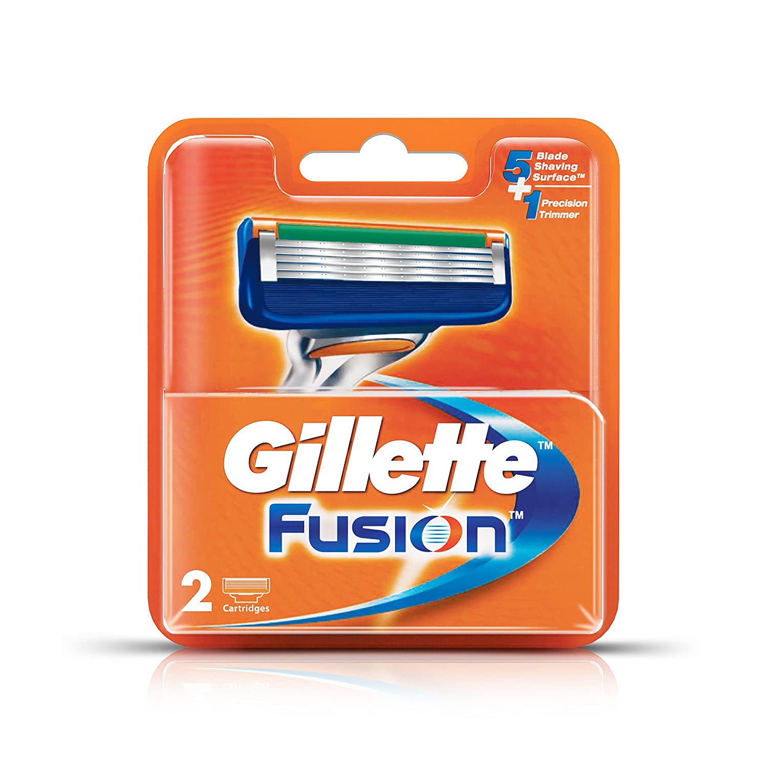 Buy Gillette Fusion Cartridge, 2 Count Online