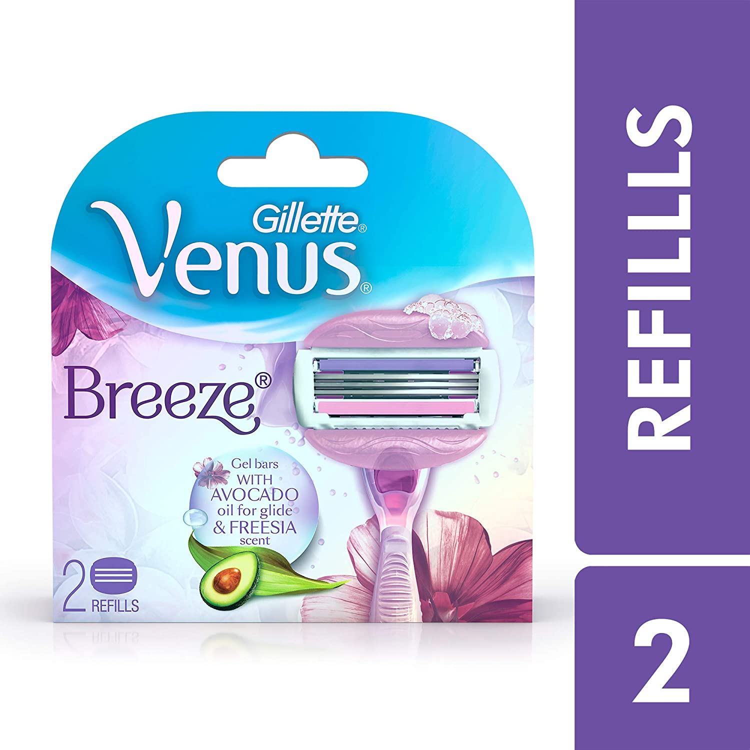 Gillette Venus Breeze Cartridge, 2 Count, Pack of 1 