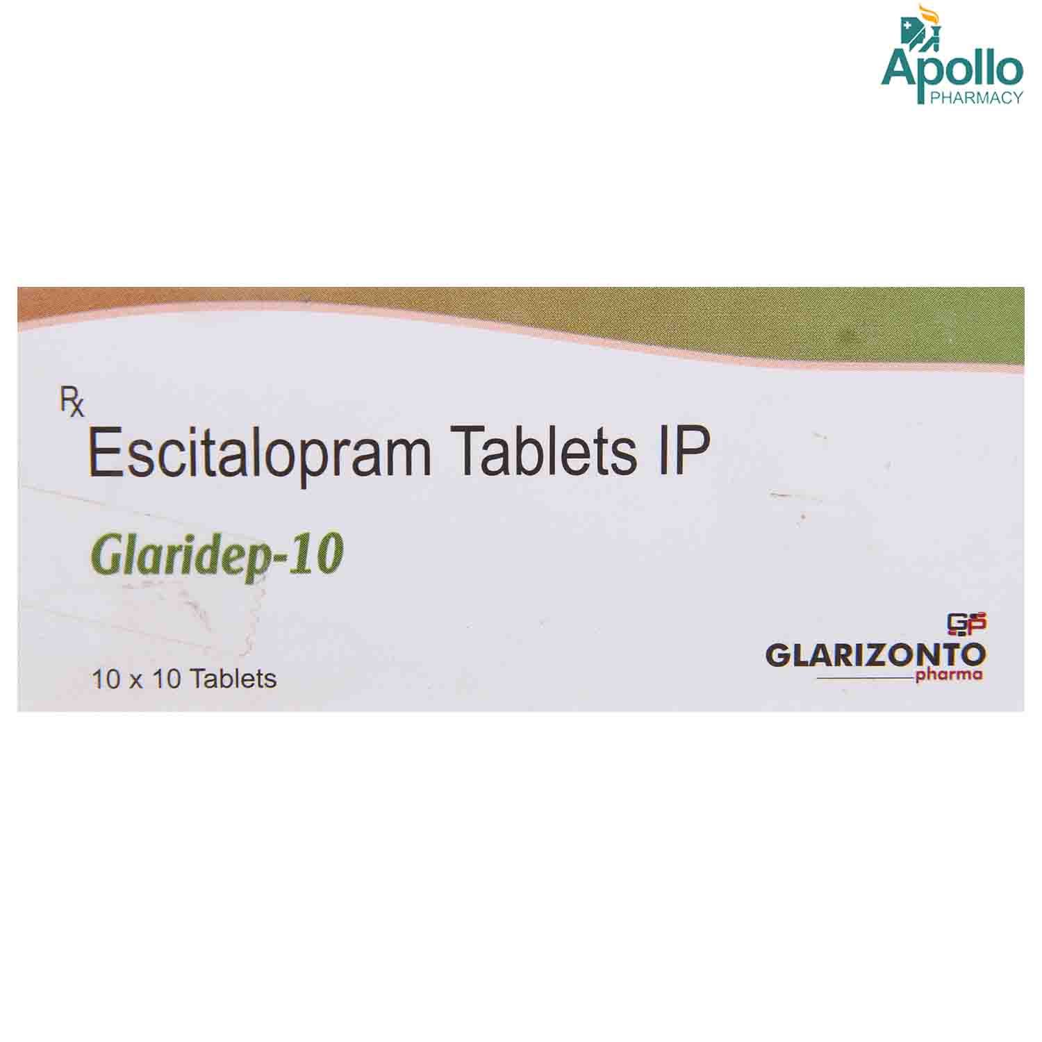 GLARIDEP 10MG TABLET 10'S, Pack of 10 TabletS