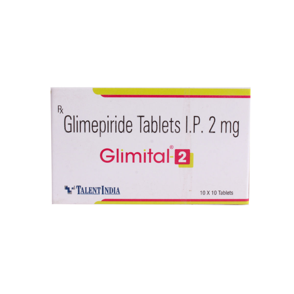 Glimital 2 Tablet 10's, Pack of 10 TABLETS