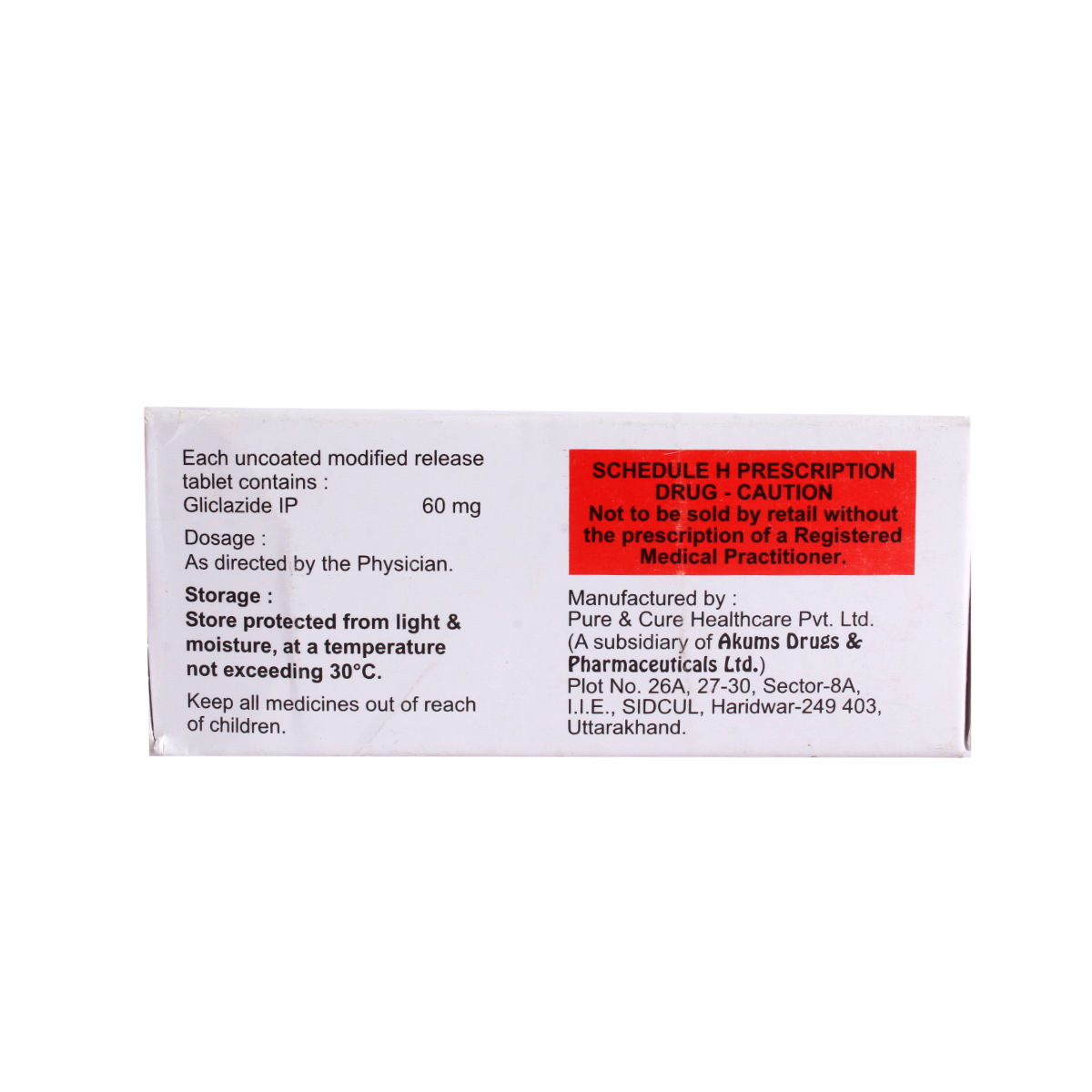 Glizihenz-60mg Tablet 10's Price, Uses, Side Effects, Composition ...