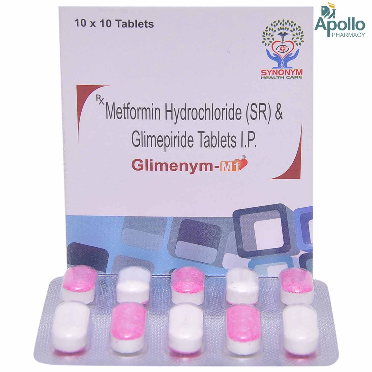 Glimenym-M1 Tablet 10's Price, Uses, Side Effects, Composition - Apollo ...