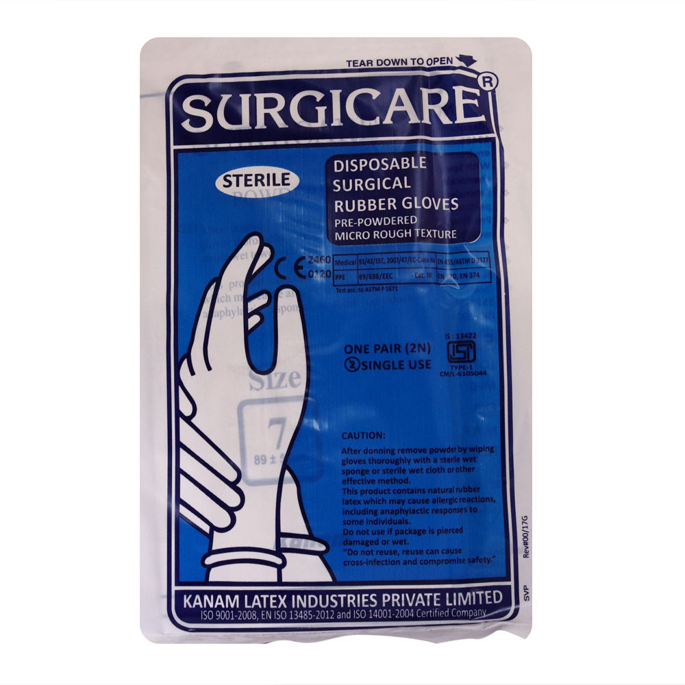 Gloves Surgicare, 7 Count, Pack of 1 