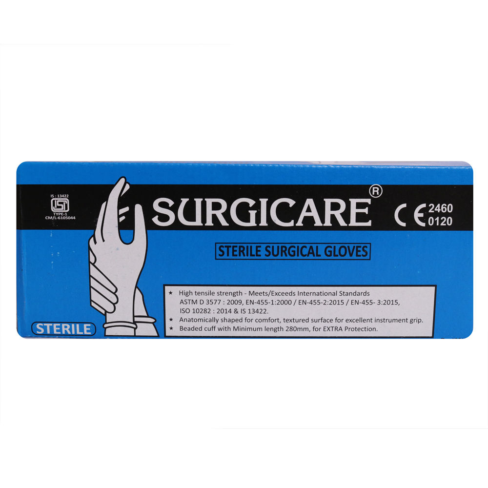 Gloves Surgicare 6.5,  1 Count, Pack of 1 