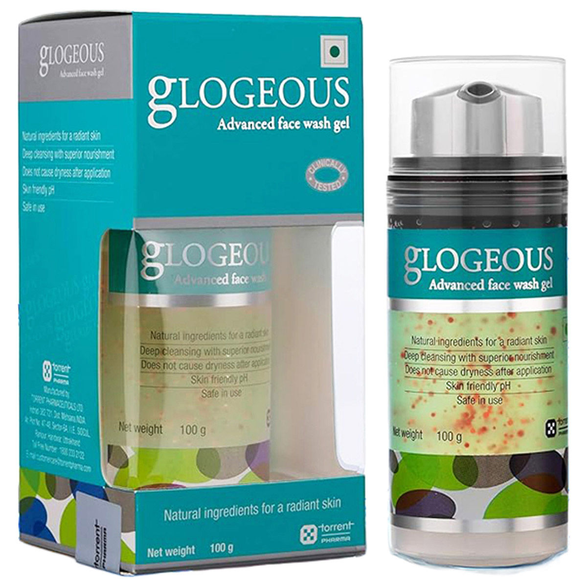 Glogeous Advanced Face Wash Gel 100 gm Price, Uses, Side Effects