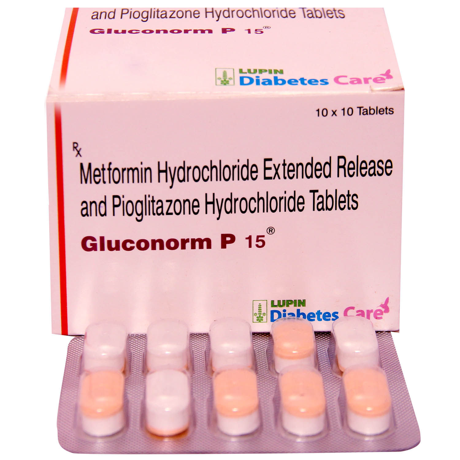 Gluconorm P 15 Tablet 10's, Pack of 10 TABLETS