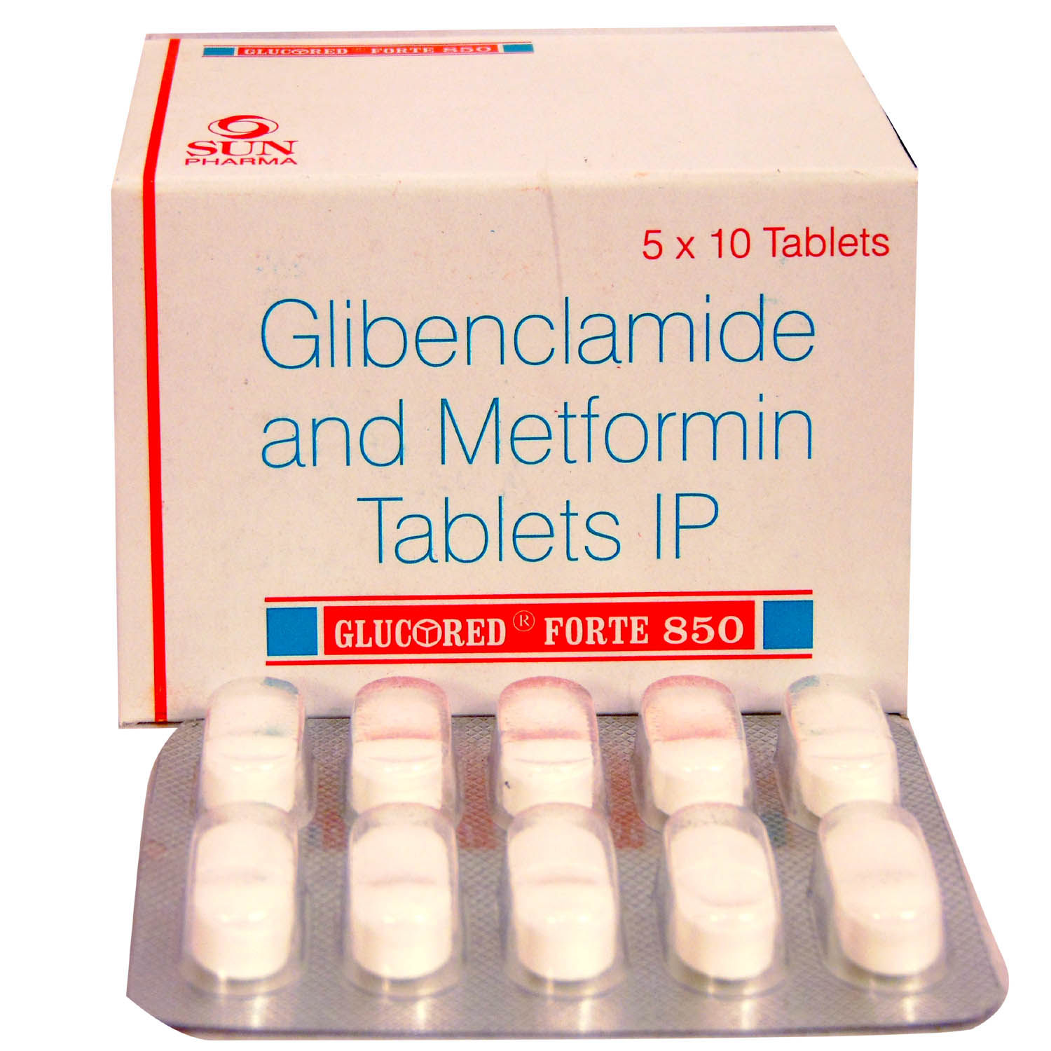 Glucored Forte 850 Tablet 10's Price, Uses, Side Effects, Composition ...