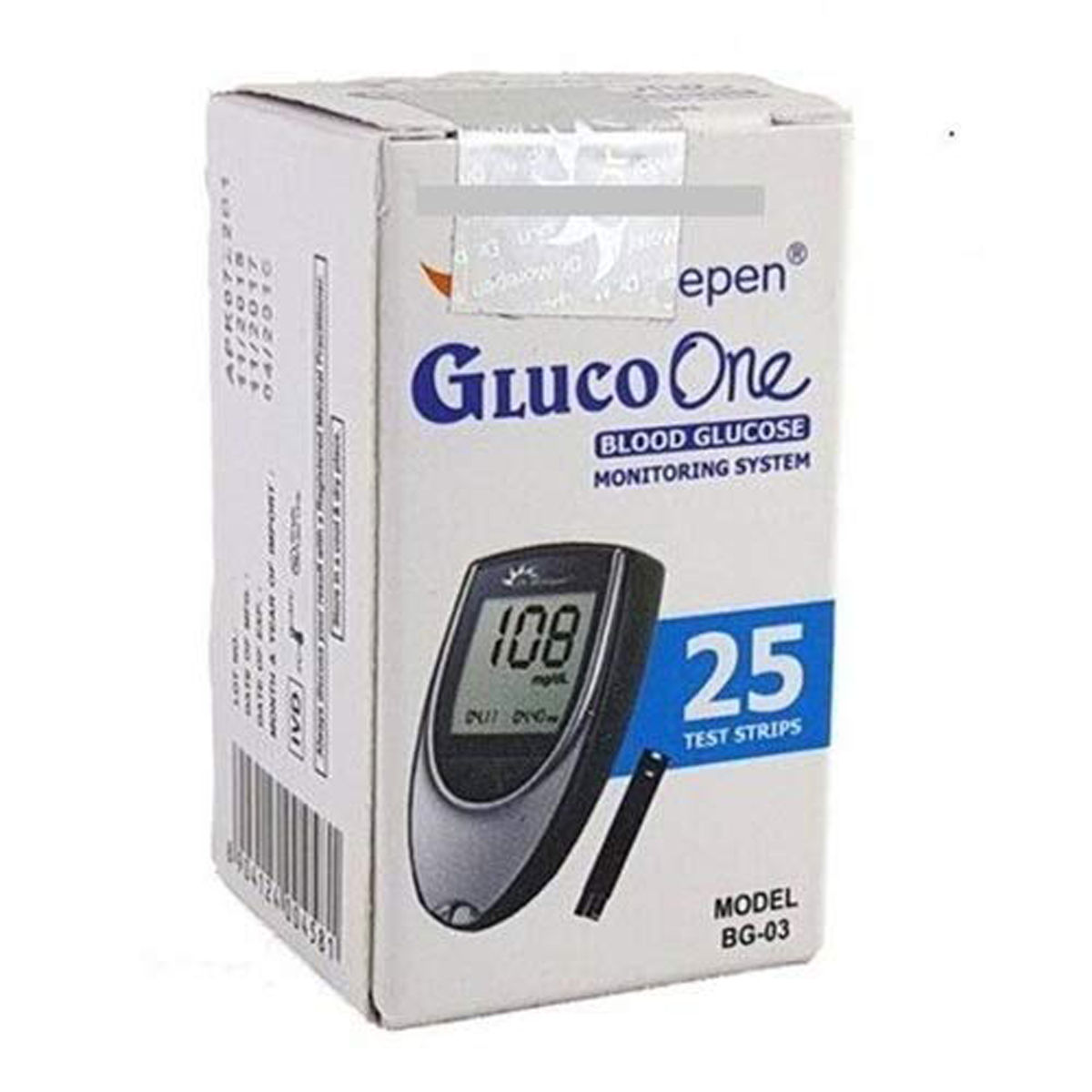 glucometer test strips 25