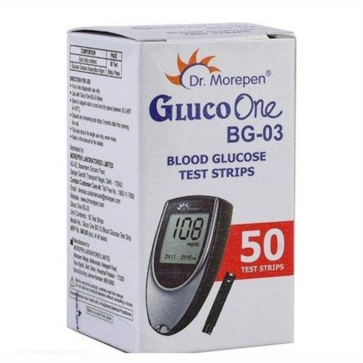 gluco one bg 03 50 strips