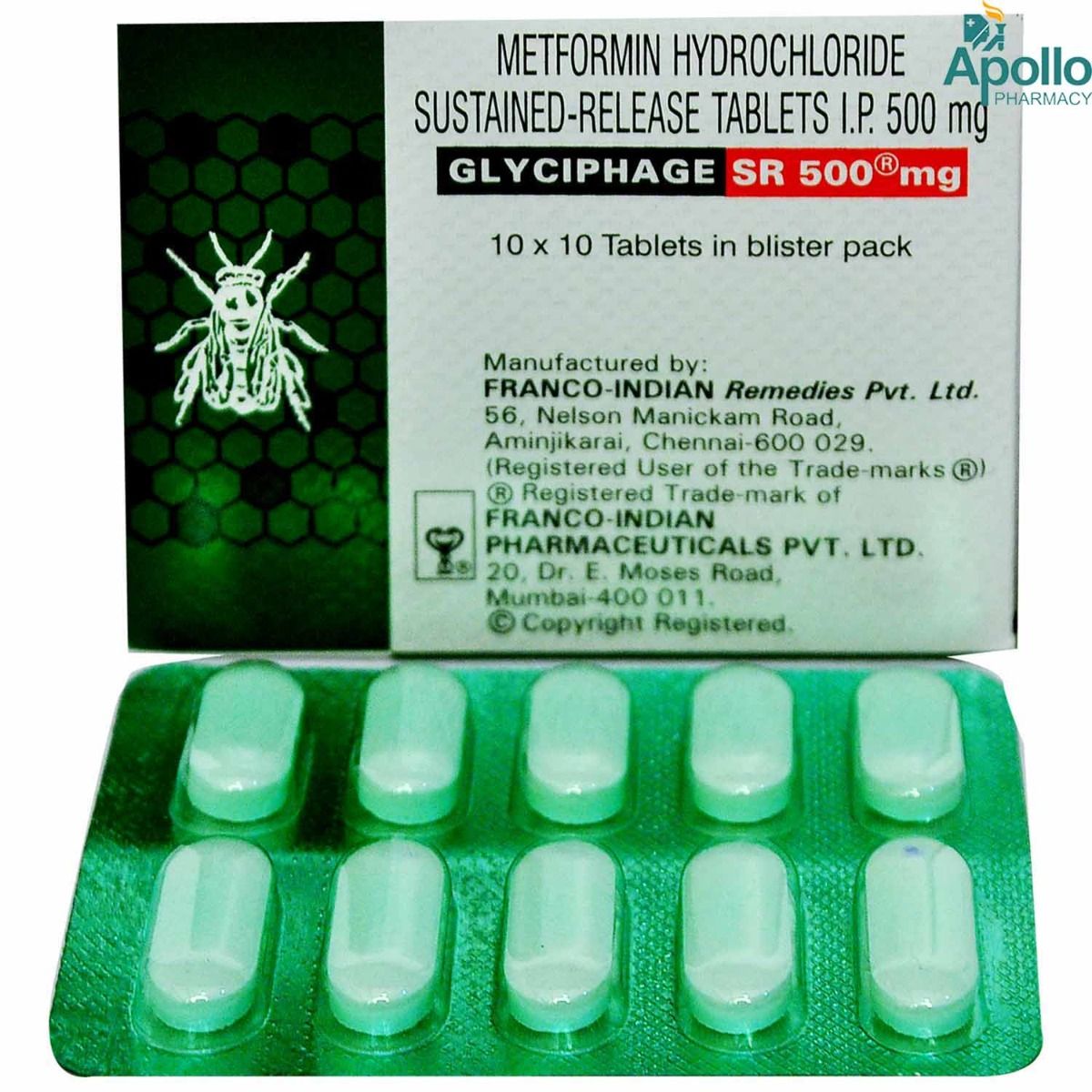 Glucophage XR 500 mg, 30 comprimate, Merck Sante