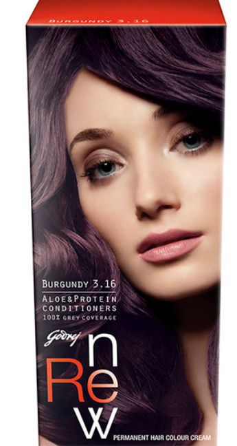 Buy Godrej Renew Shade 3.16 Hair Colour, Burgundy, 40 ml Online