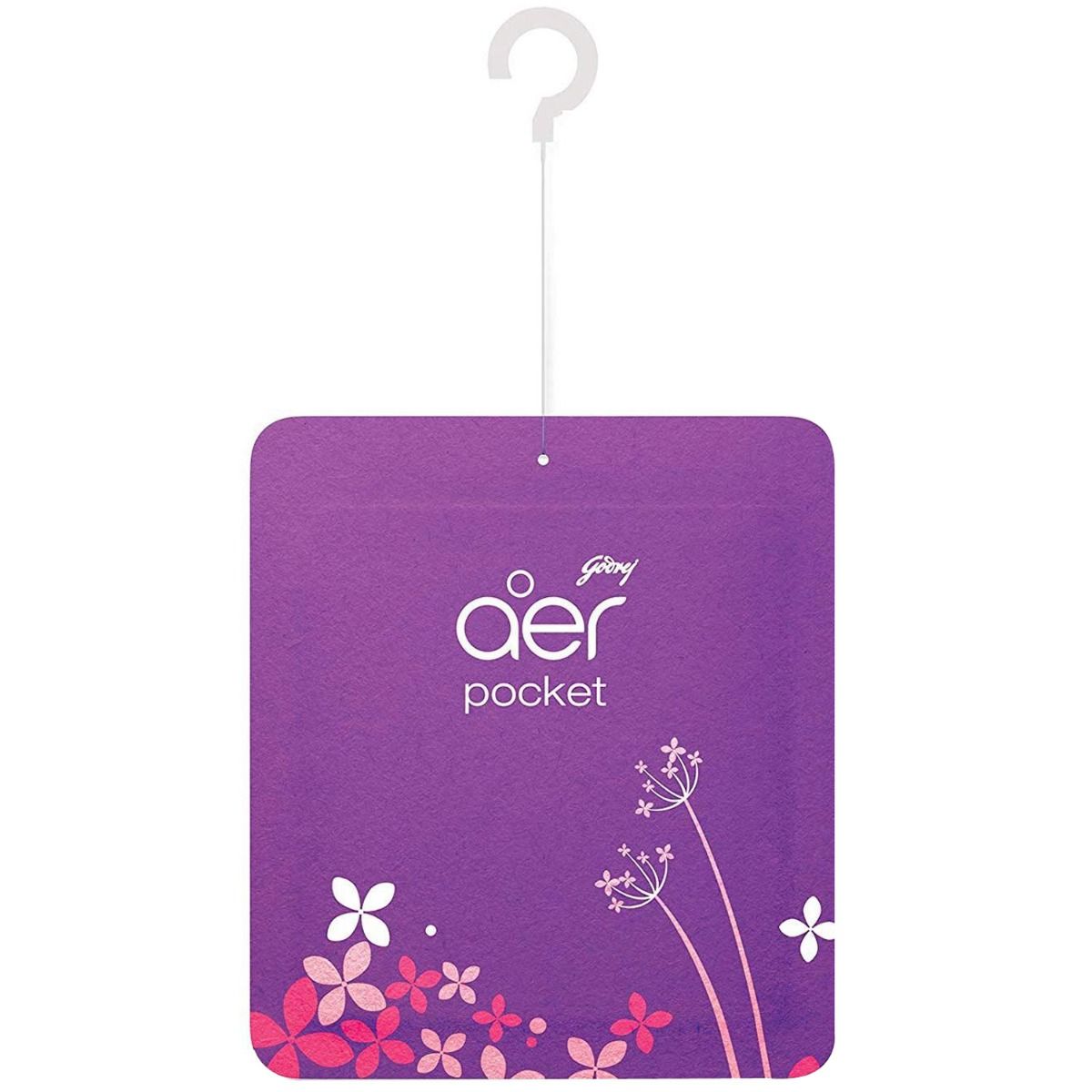 Buy Godrej Aer Power Pocket Lavender Bloom Bathroom Fragrance, 10 gm Online