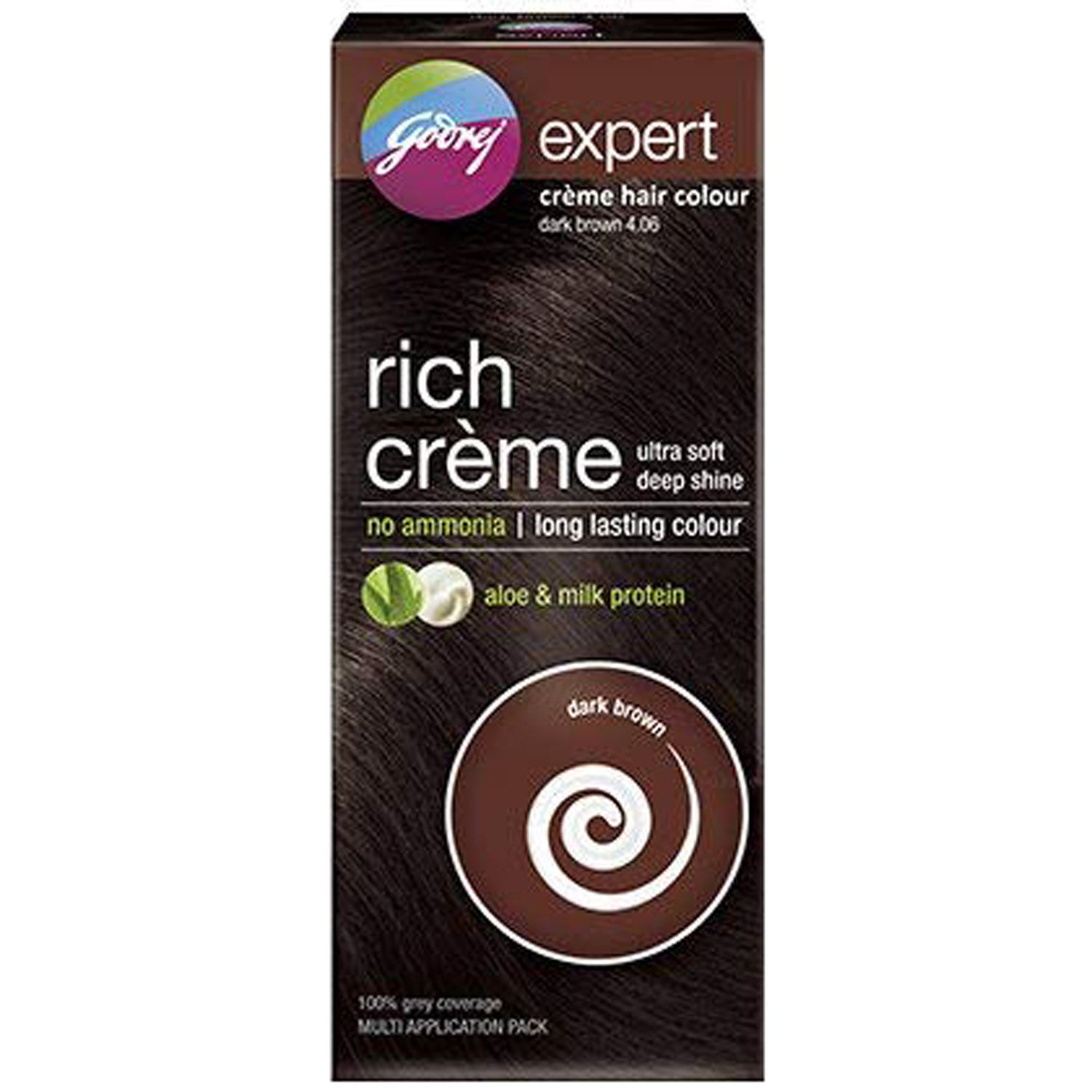 Godrej Expert Rich Cr?e Hair Colour, Dark Brown 50 gm Price, Uses, Side  Effects, Composition - Apollo Pharmacy