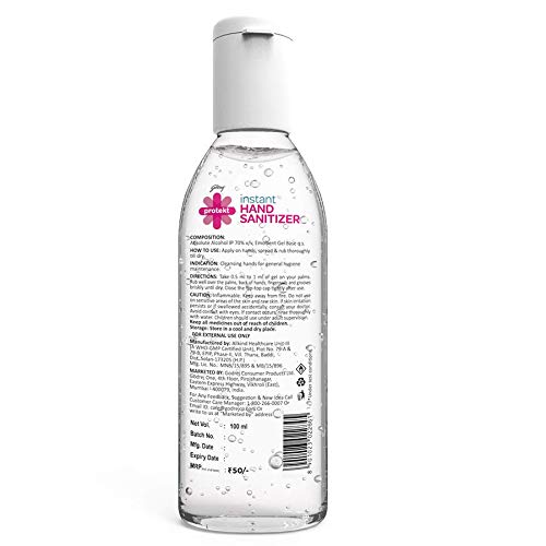 Godrej Protekt Germ Protection Hand Sanitizer, 100 ml, Pack of 1 