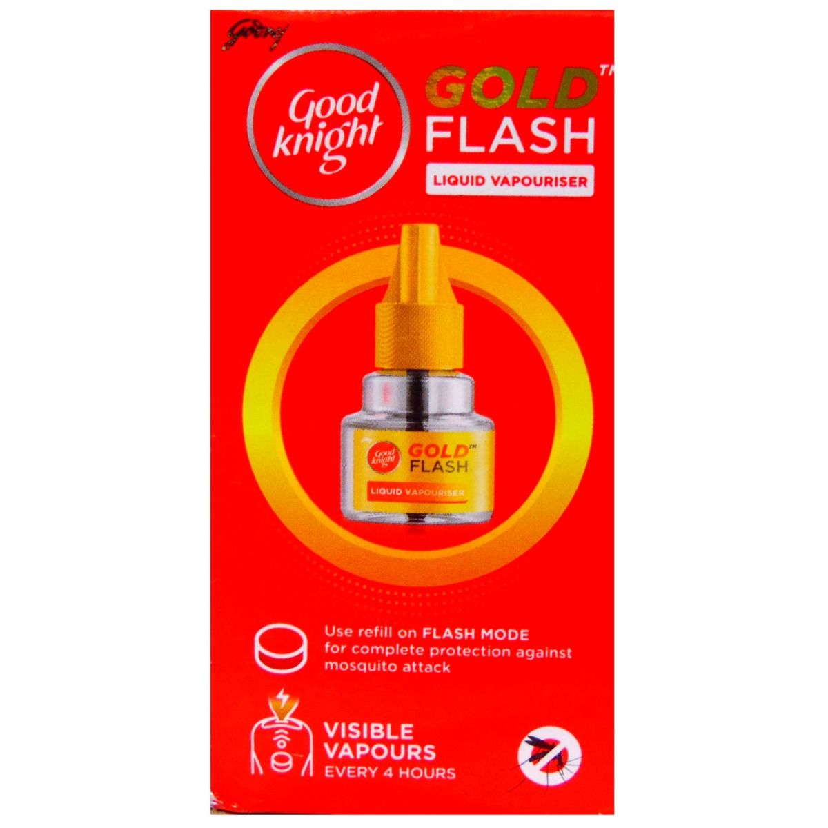 Good Knight Gold Flash Liquid Vapouriser, 45 ml, Pack of 1 