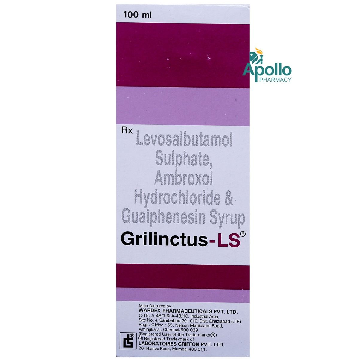 GrilinctusLS Syrup 100 ml Price, Uses, Side Effects, Composition Apollo Pharmacy