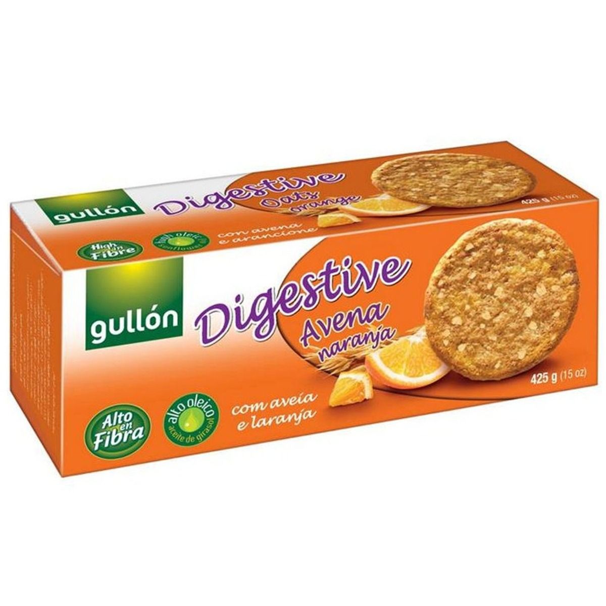 Buy Gullon Oats & Orange Digestive Biscuits, 425 gm Online