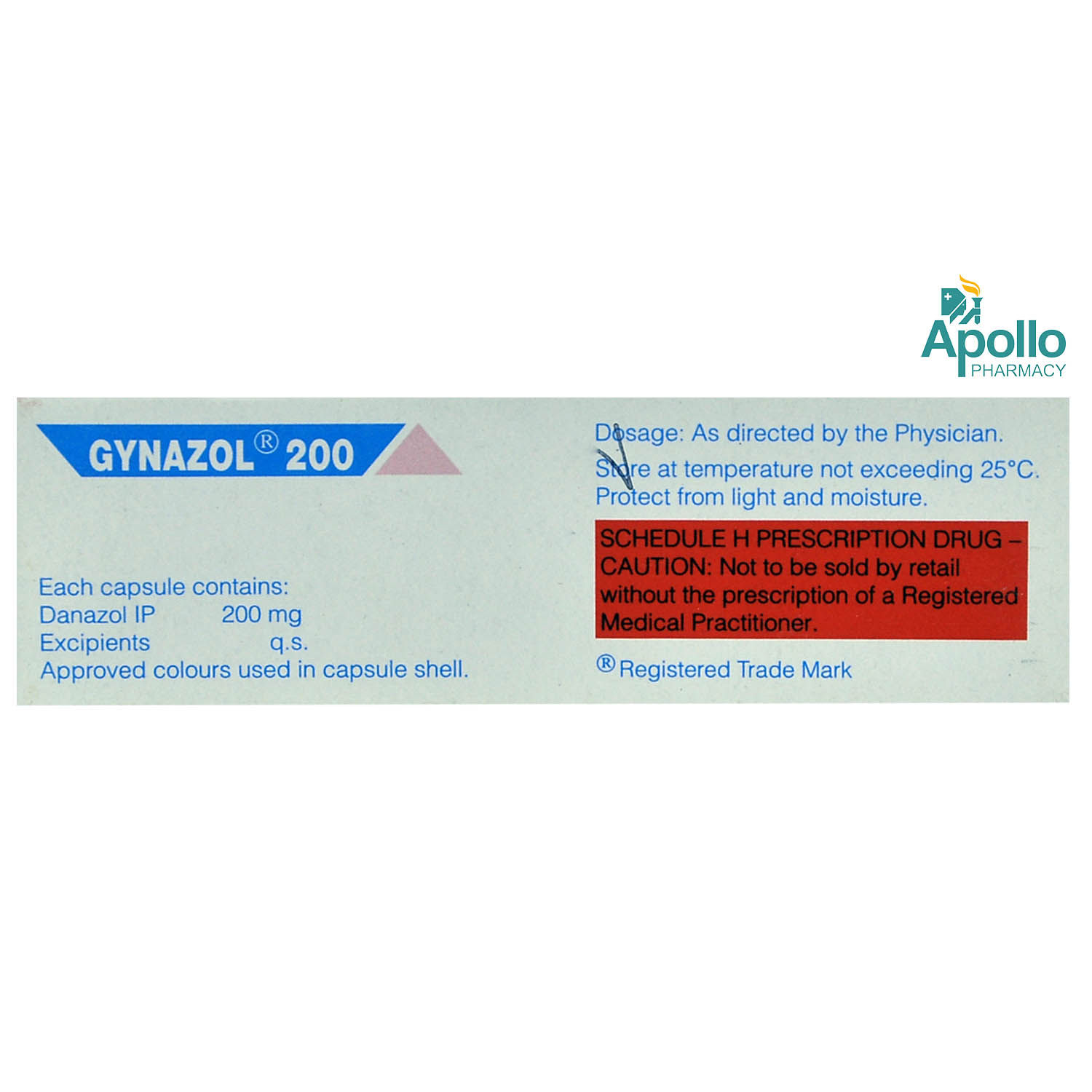 GYNAZOL 200MG CAPSULE Price, Uses, Side Effects, Composition - Apollo ...