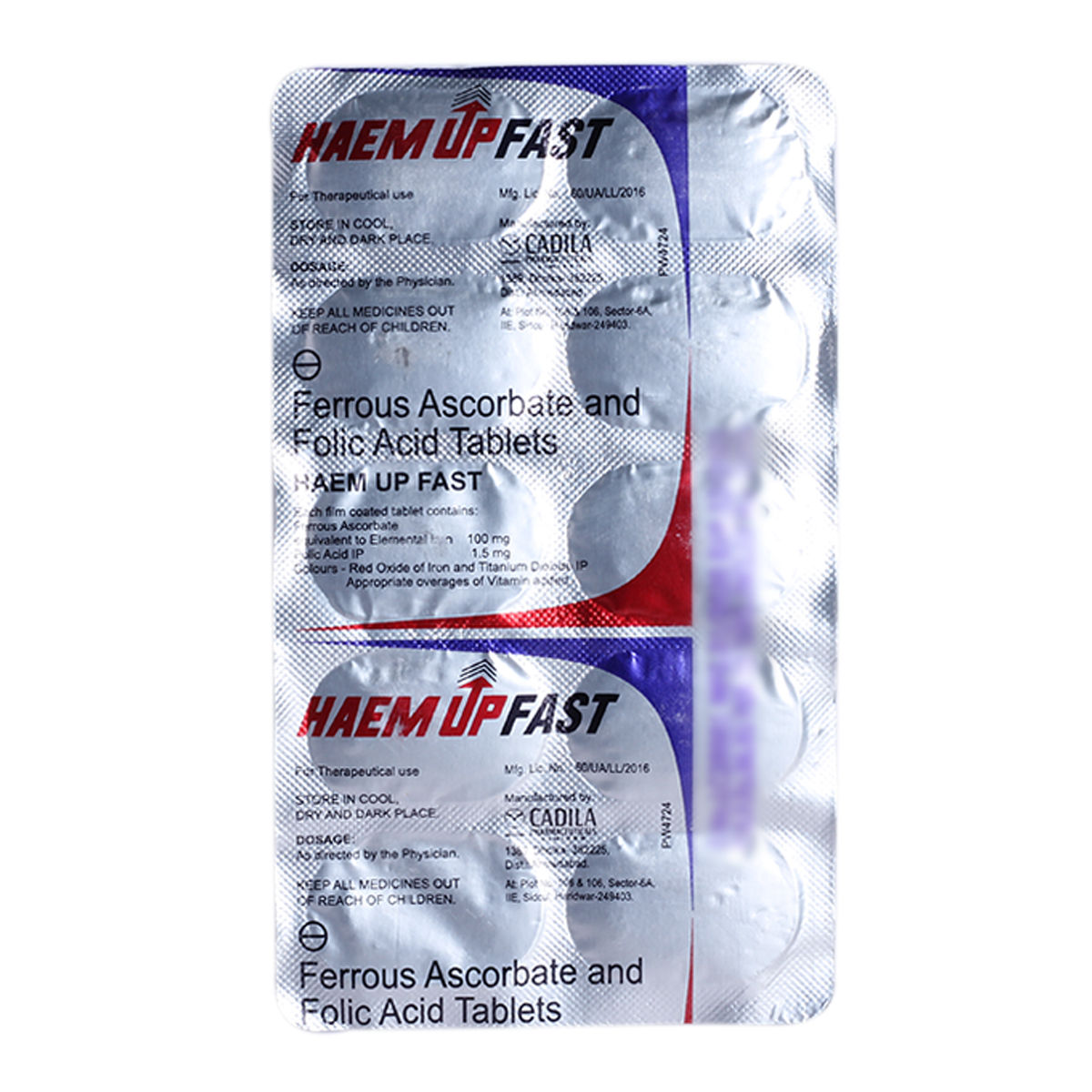 Haem UP Fast Tablet 10's Price, Uses, Side Effects, Composition