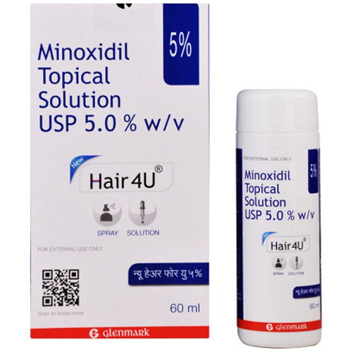 New Hair 4U 5% Solution 60 ml Price, Uses, Side Effects, Composition -  Apollo Pharmacy