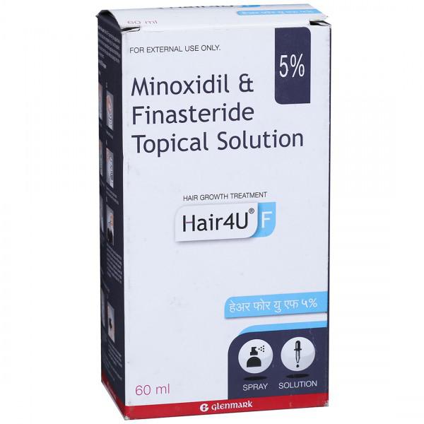 Hair4U F Solution, 60 ml Price, Uses, Side Effects, Composition - Apollo  Pharmacy