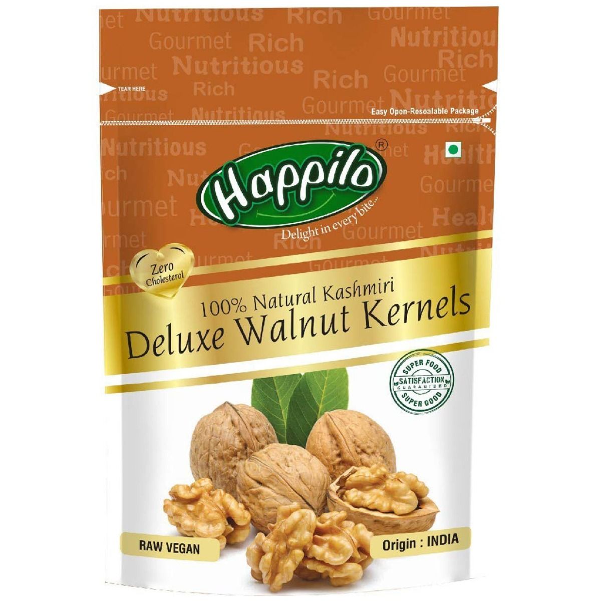 Buy Happilo 100% Natural Deluxe Kashmiri Walnut Kernels, 200 gm Online