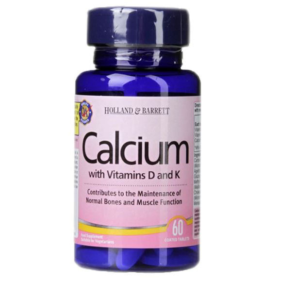 Buy Holland & Barrett Calcium with Vitamins D and K, 120 Tablets Online
