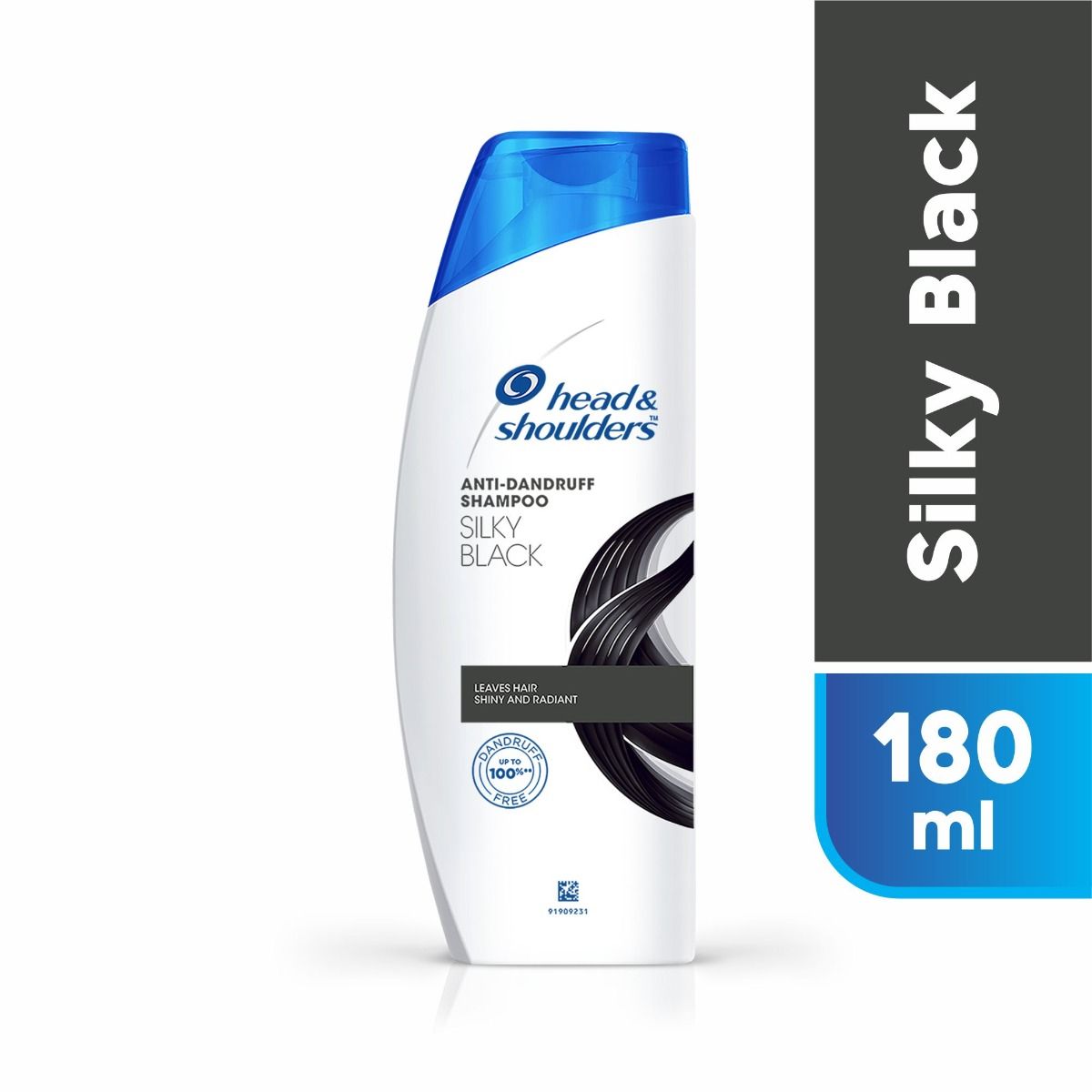 Head & Shoulders Anti-Dandruff Silky Black Shampoo, 180 ml, Pack of 1 