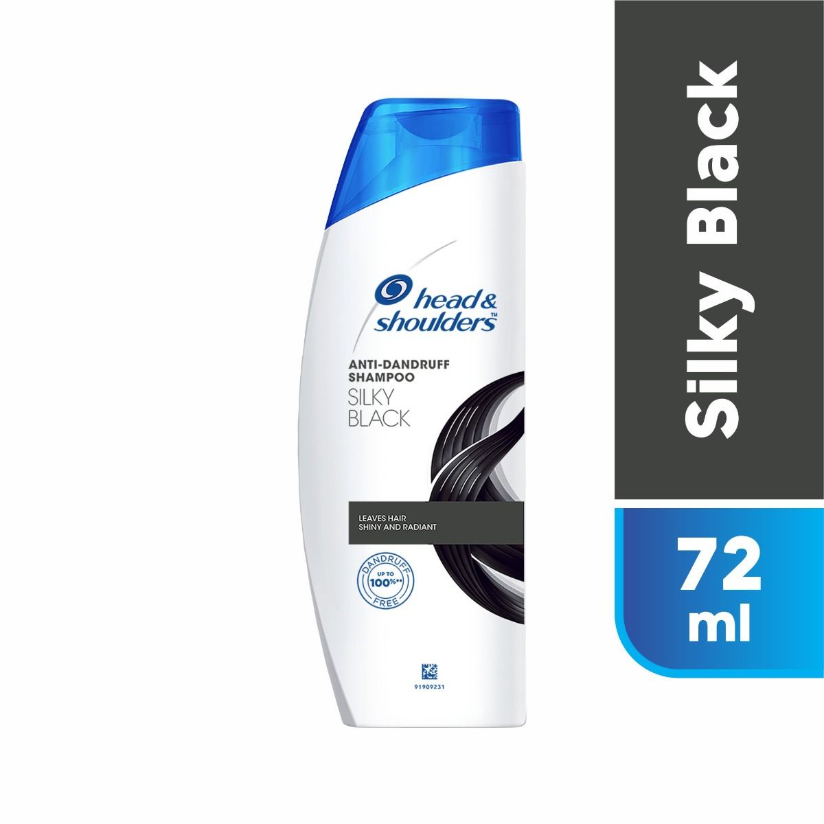 Head & Shoulders Anti-Dandruff Silky Black Shampoo, 72 ml, Pack of 1 