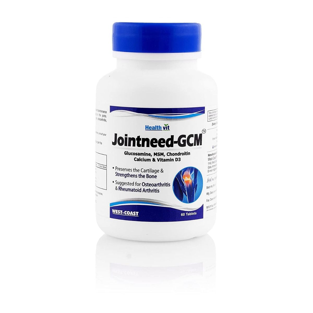 Healthvit Jointneed-GCM, 60 Tablets, Pack of 1 