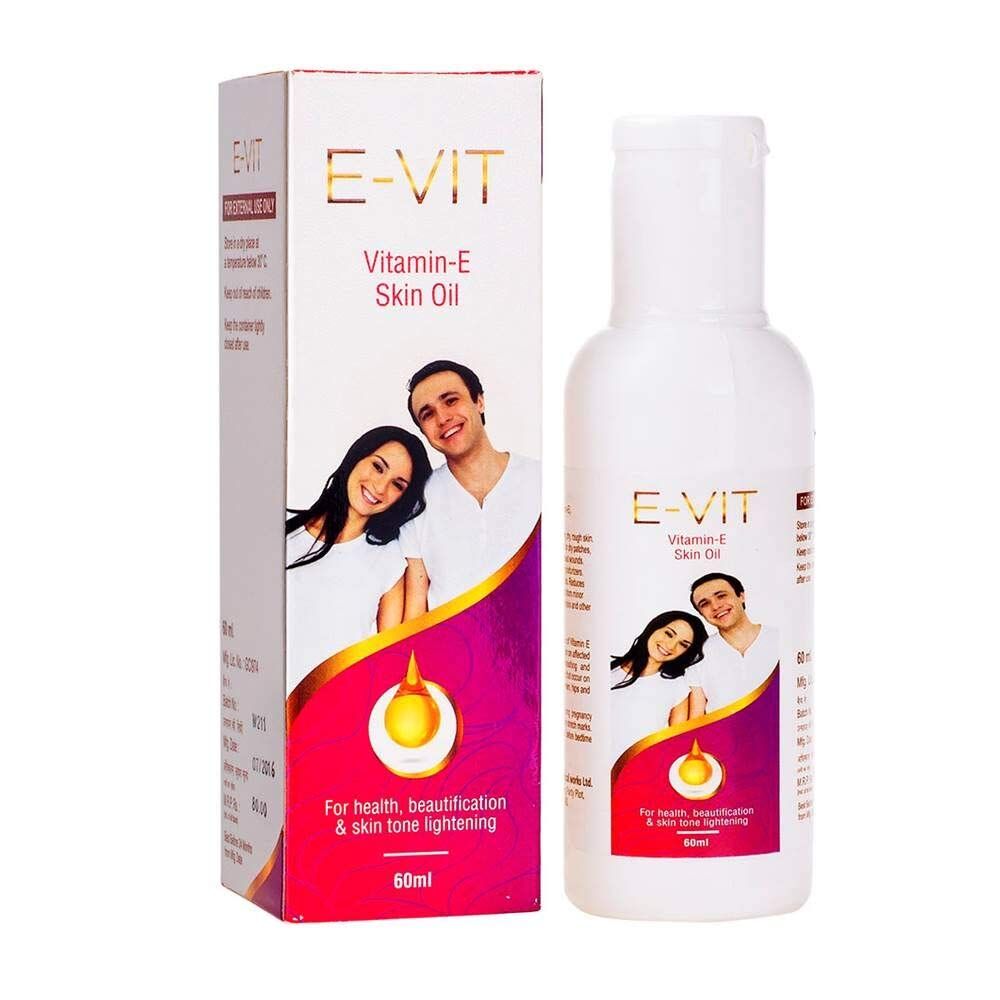 Buy Healthvit E-Vit Vitamin-E Skin Oil, 60 ml Online