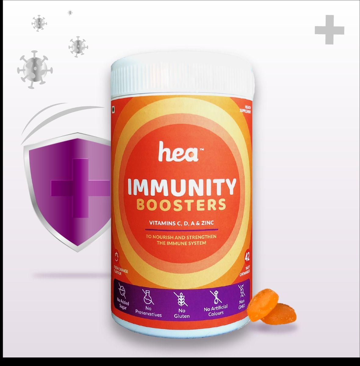 Buy Hea Women Immunity Boosters, 42 Gummies Online