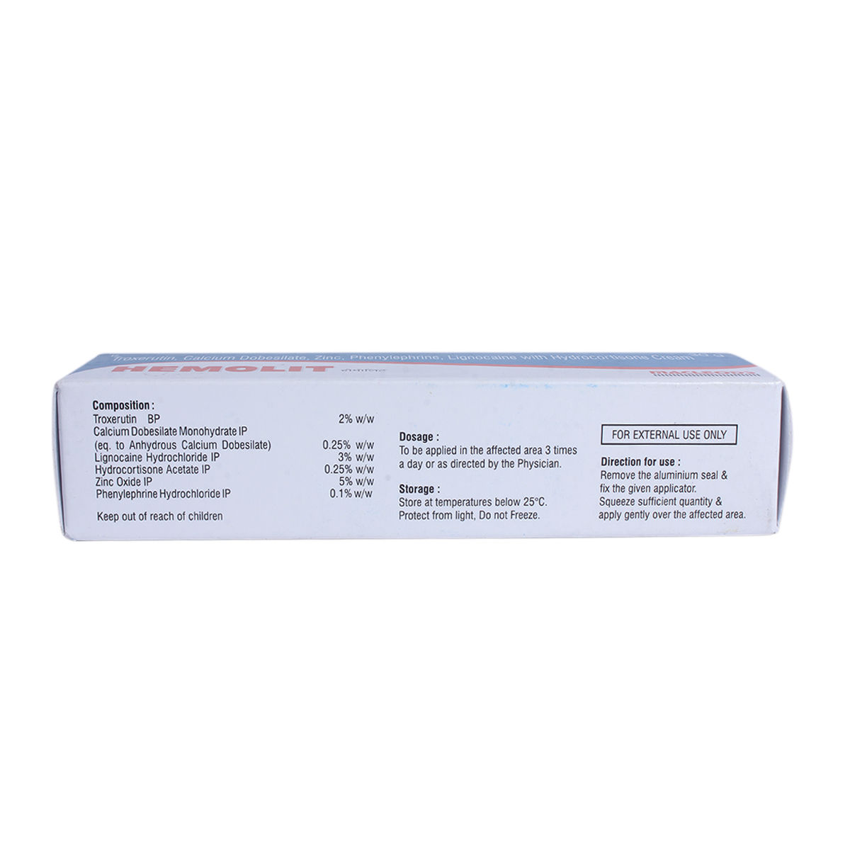 Hemolit Cream 30 gm Price, Uses, Side Effects, Composition - Apollo ...