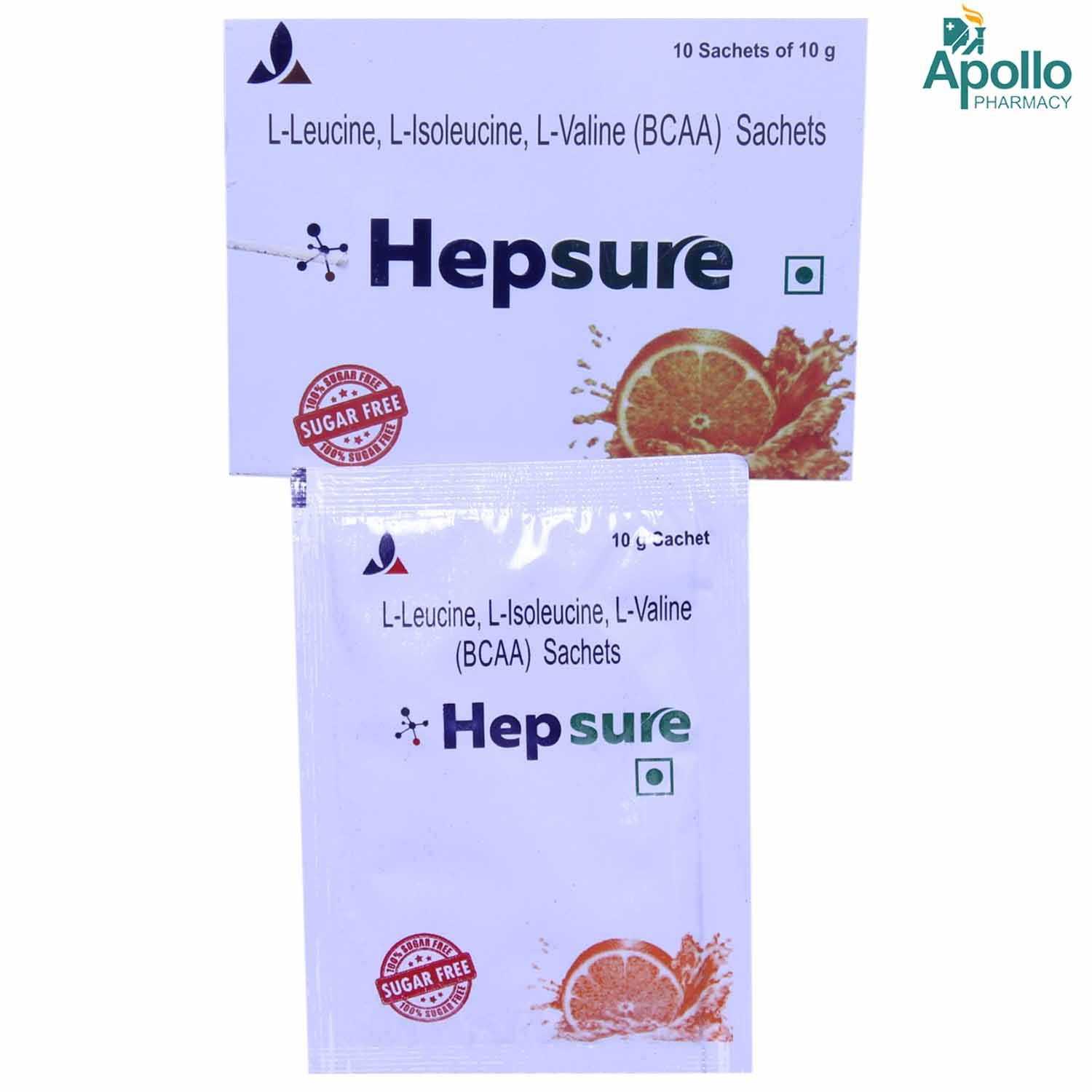 Hepsure Sugar Free Orange Sachet 10 gm Price, Uses, Side Effects