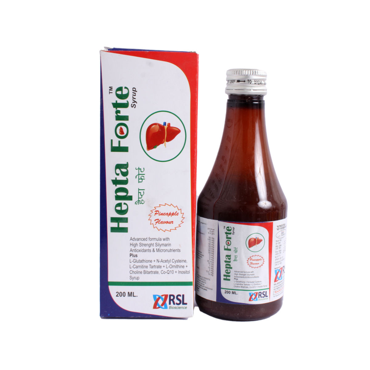 Hepta Forte Pineapple Flav Syp 200Ml Price, Uses, Side Effects