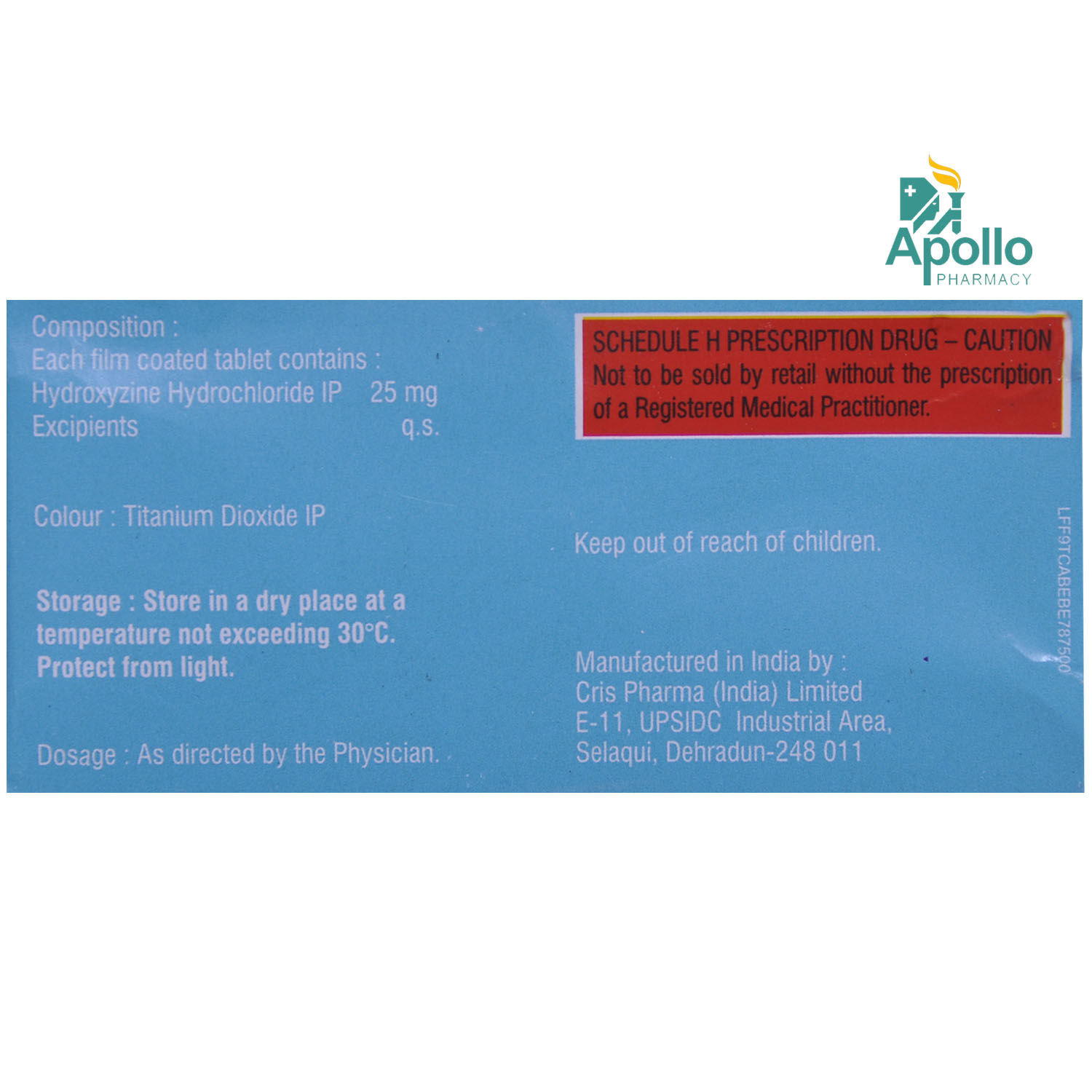 Hicope25mg Tablet 15s Price, Uses, Side Effects, Composition Apollo