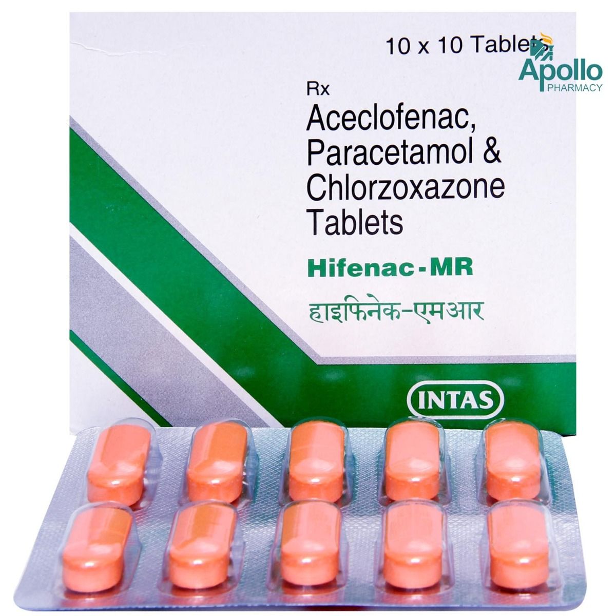 Hifenac-MR Tablet 10's Price, Uses, Side Effects, Composition - Apollo