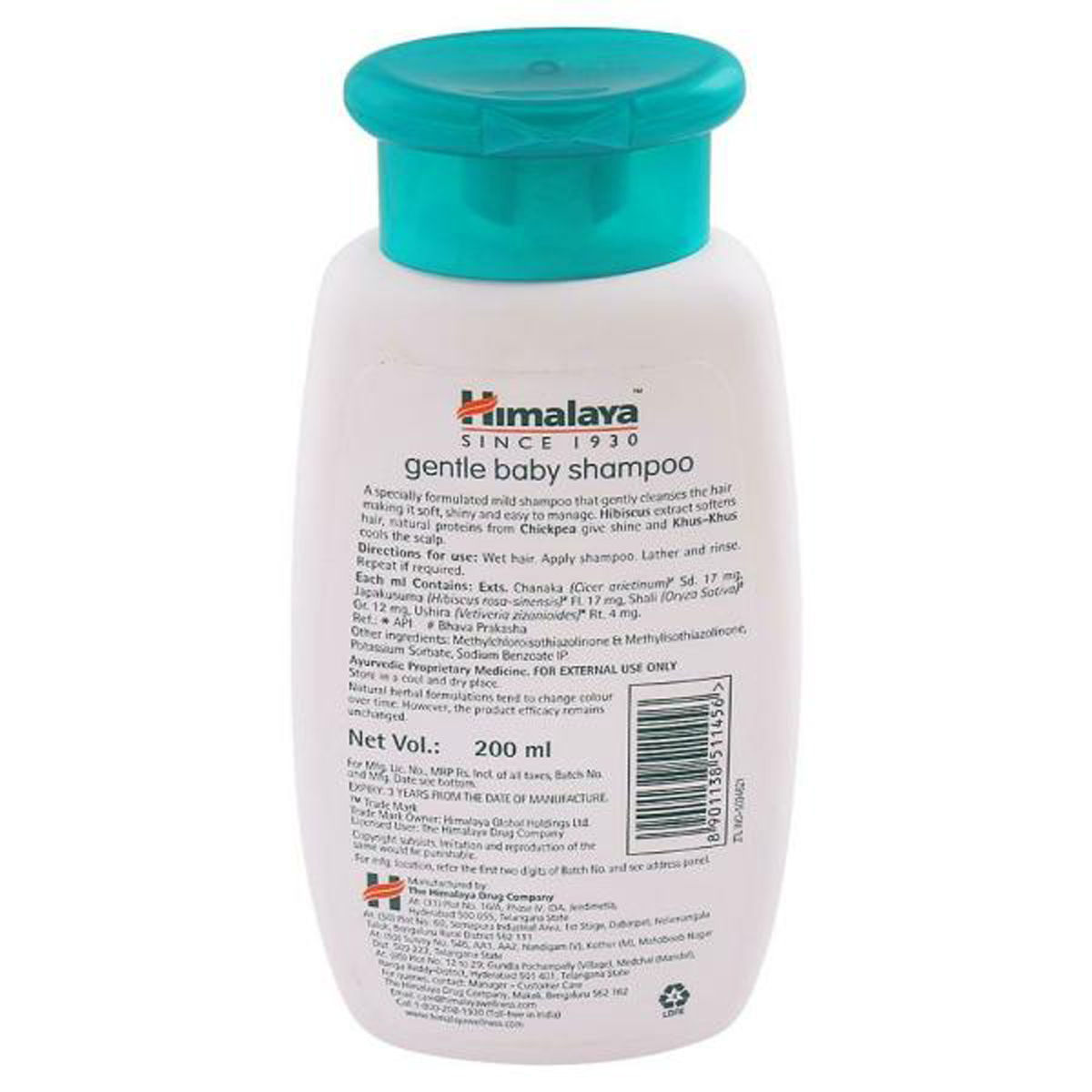 Himalaya Gentle Baby Shampoo, 200 ml Price, Uses, Side Effects, Composition Apollo Pharmacy