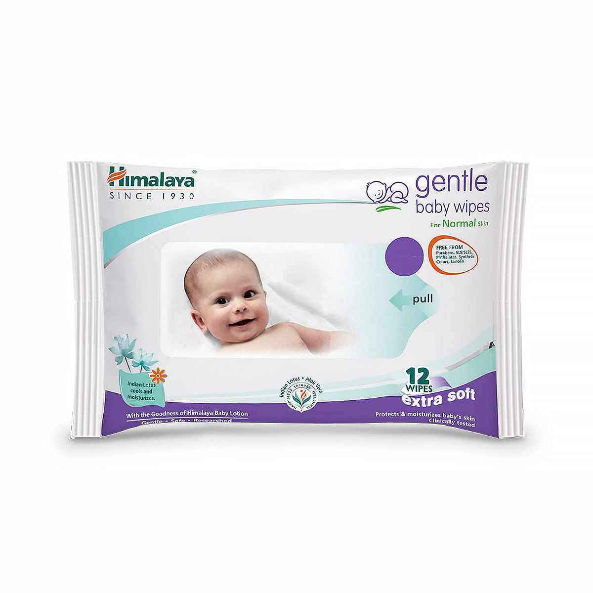 Buy Himalaya Gentle Baby Wipes, 12 Count Online
