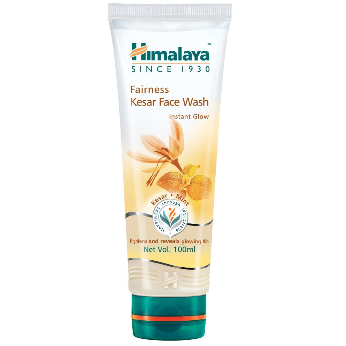 Himalaya Instant Glow Fairness Kesar Face Wash, 100 ml, Pack of 1 