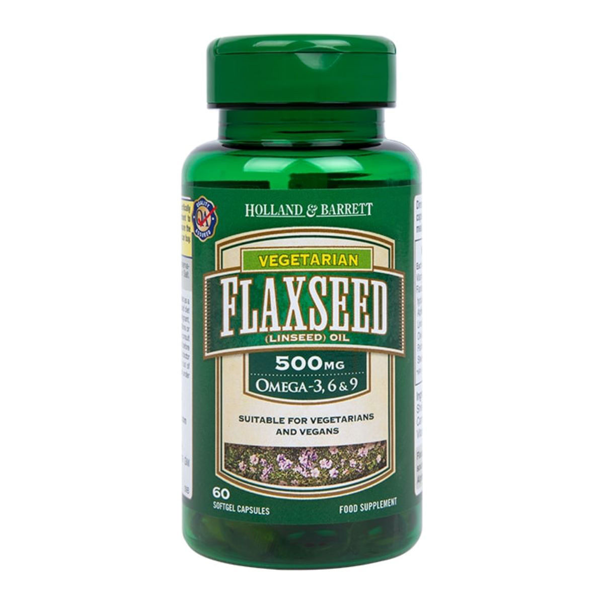 Holland & Barrett Flaxseed Omega369 500 mg, 60 Capsules Price, Uses